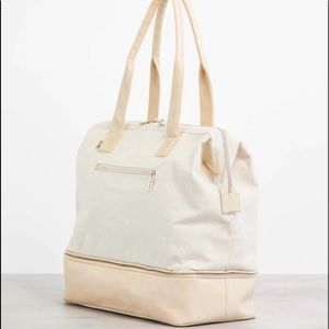 The Weekender Bag Mini in Beige